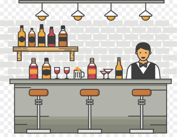 Барная стойка мультяшная