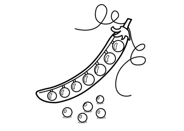 Горох мультяшный