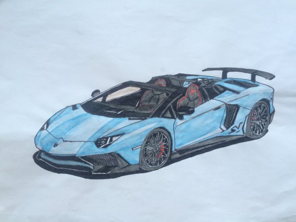 Нарисовать Ламборгини