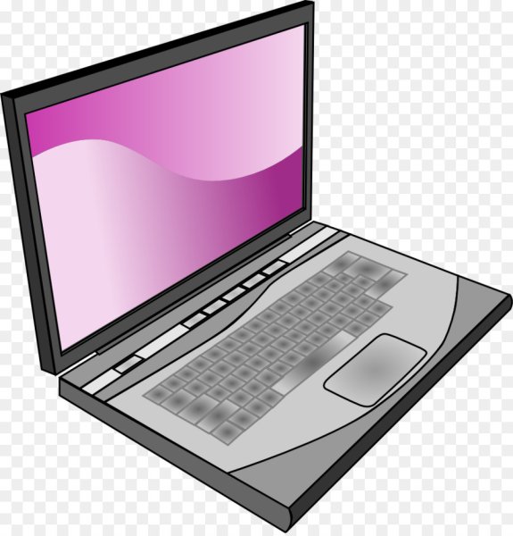 Нарисованный ноутбук