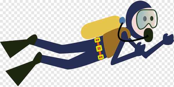 Водолаз мультяшный