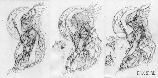 Ангел рисунок карандашом