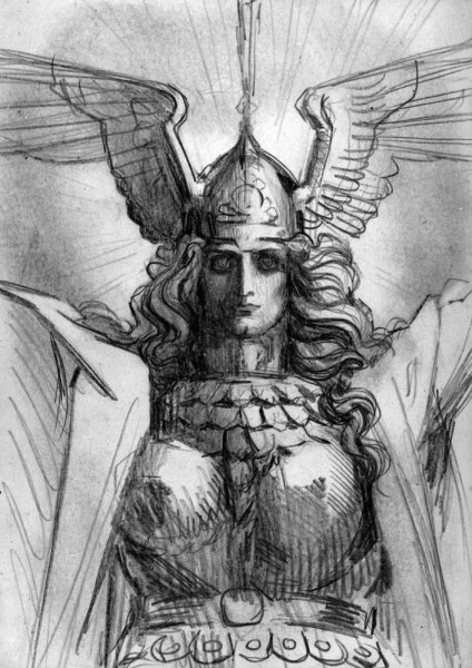 Брунгильда Валькирия тату