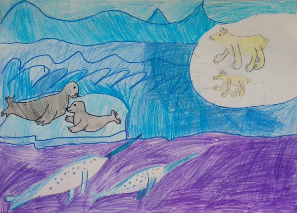Рисунок на тему Арктика