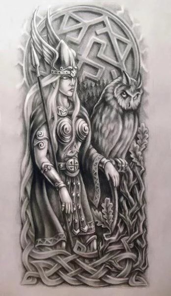 Валькирия эскиз