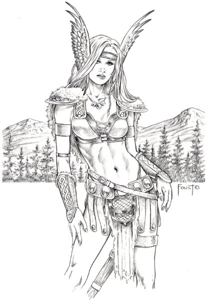 Славянские боги карандашом