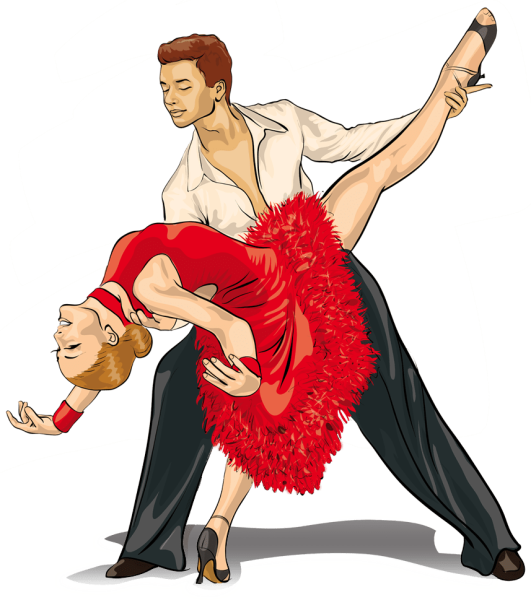 Танцор мультяшный