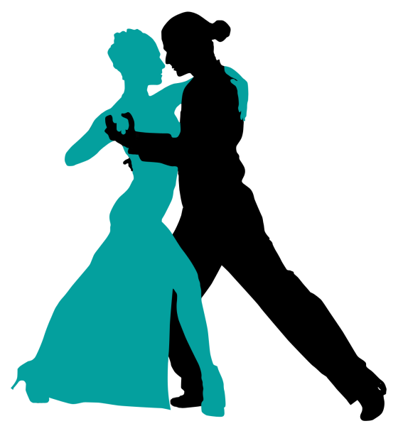 Силуэт танцующей пары