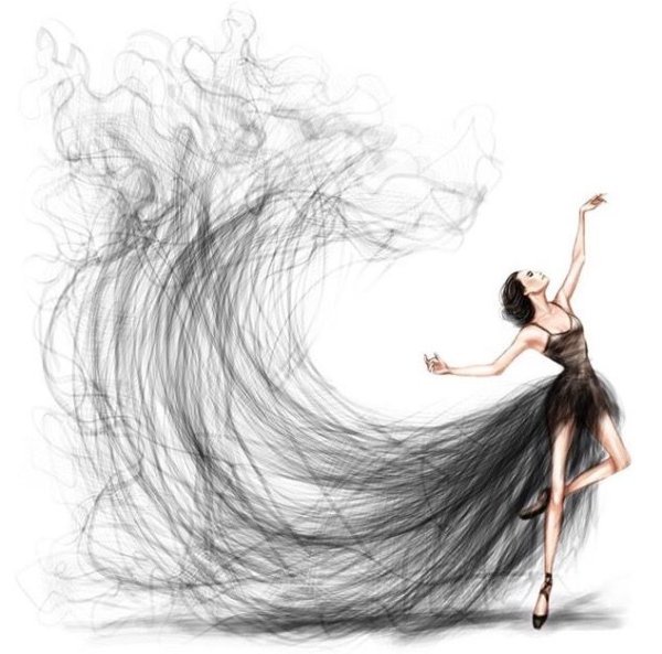 Танцовщица иллюстрация