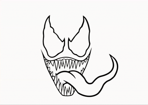 Веном картинки для срисовки