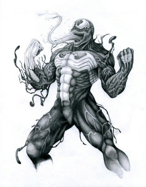 Тату Марвел Веном