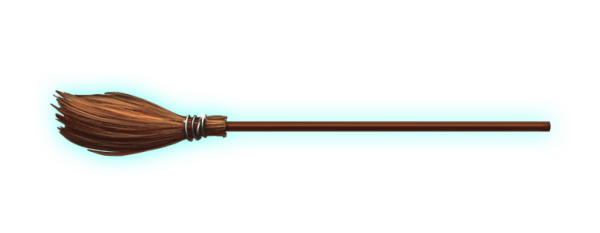 Метла на прозрачном фоне