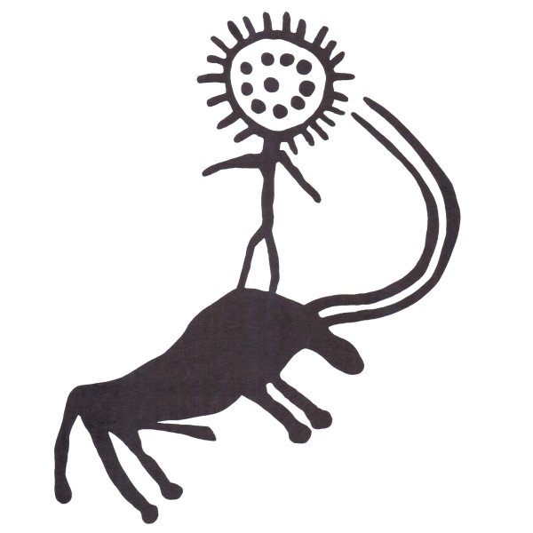 Петроглифы Кыргызстана вектор