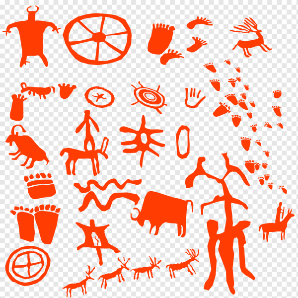 Петроглифы Хакасии вектор