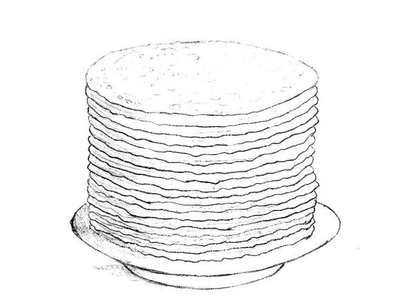 Рисунок блинов