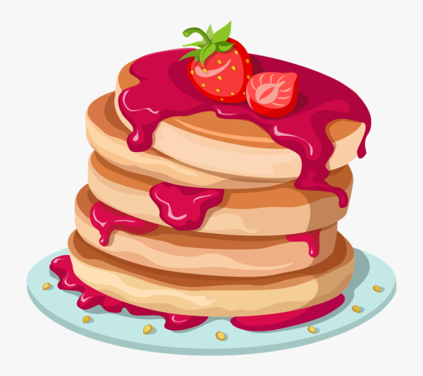 Блины гуашью