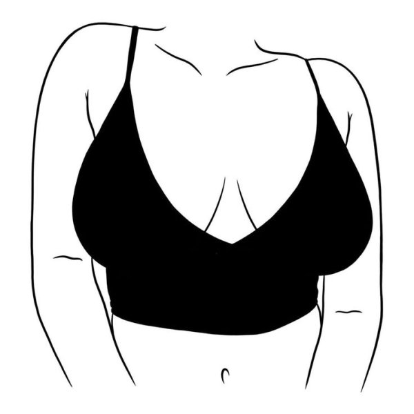 Грудь для срисовывания