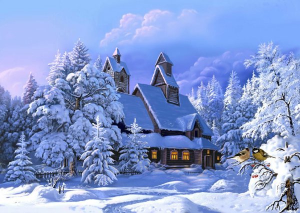 Виктор Цыганов зимние пейзажи