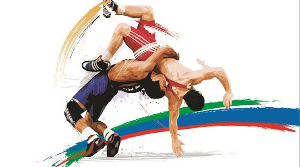 Борец рисунок карандашом