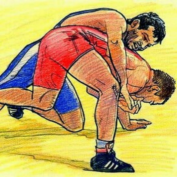 Борцы греко-римской борьбы ветор