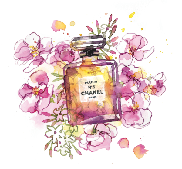 Шанель акварель