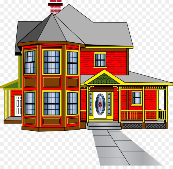 Большой мультяшный домик