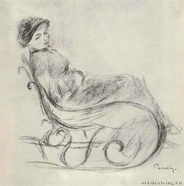 Огюст Ренуар кресло-качалка