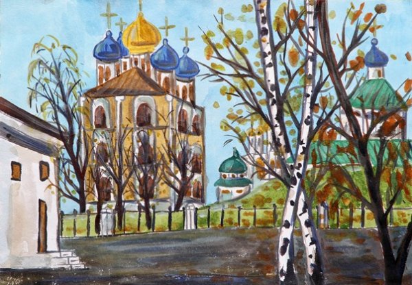 Рязань рисунок