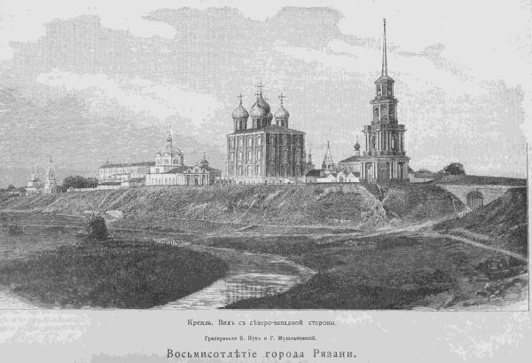 Рязанский Кремль 19 век