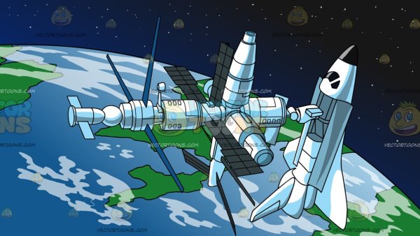 Мультяшные космические станции