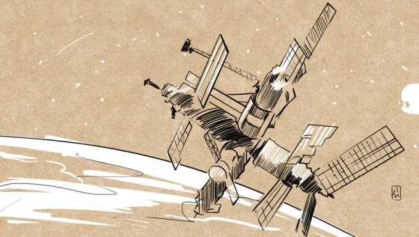 МКС рисунок