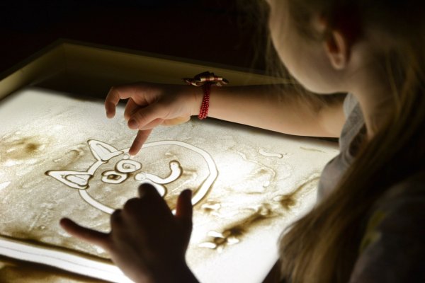 Песок акварель