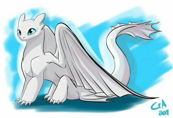 Белая фурия рисунок