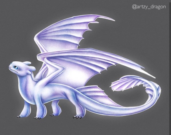 Белая фурия дракон