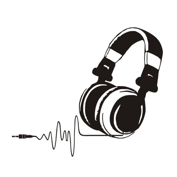 Наушники нарисованные