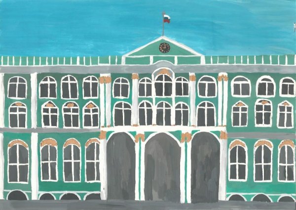 Эрмитаж Санкт-Петербург срисовать