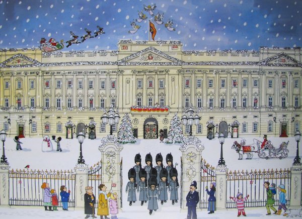 Букингемский дворец зима