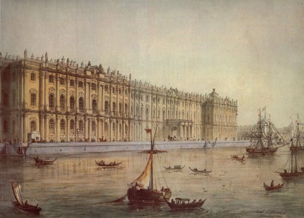 Зимний дворец Санкт-Петербург 18 век