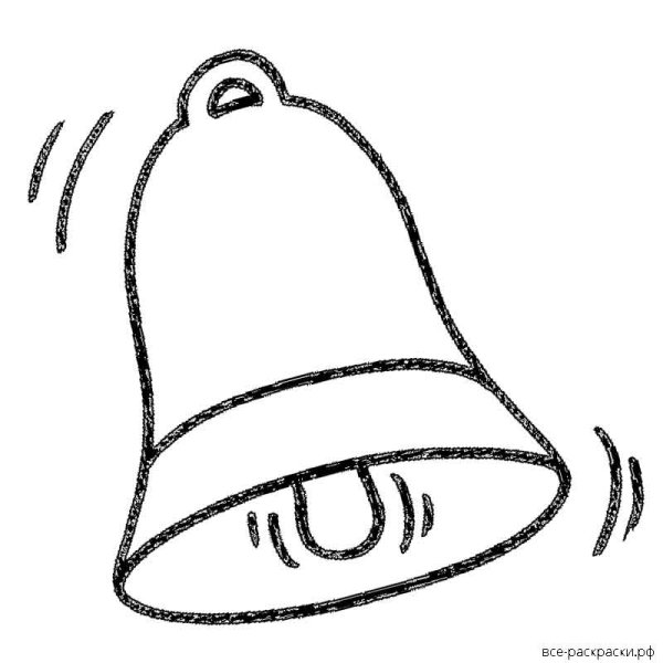 Колокольчик раскраска