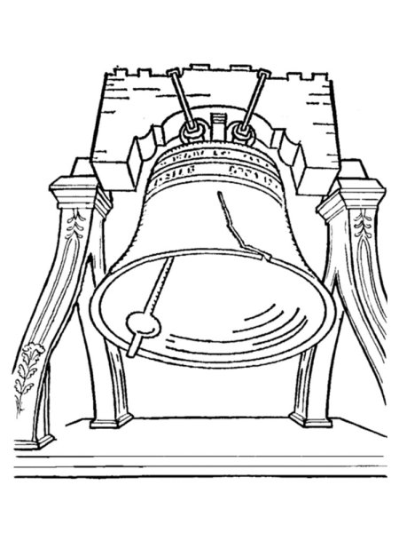 Царь колокол рисунок