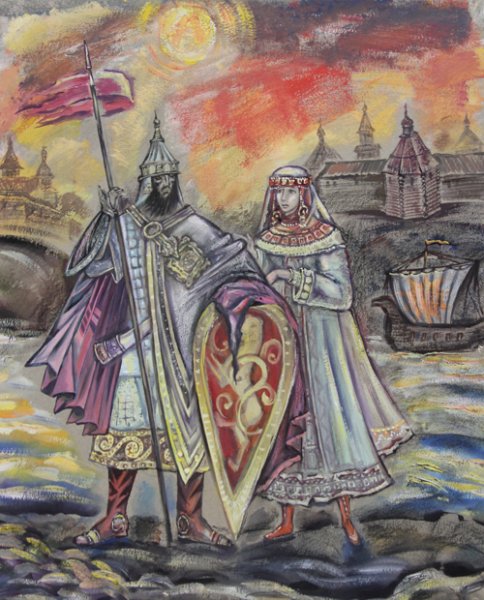 Иллюстрация к опере князь Игорь