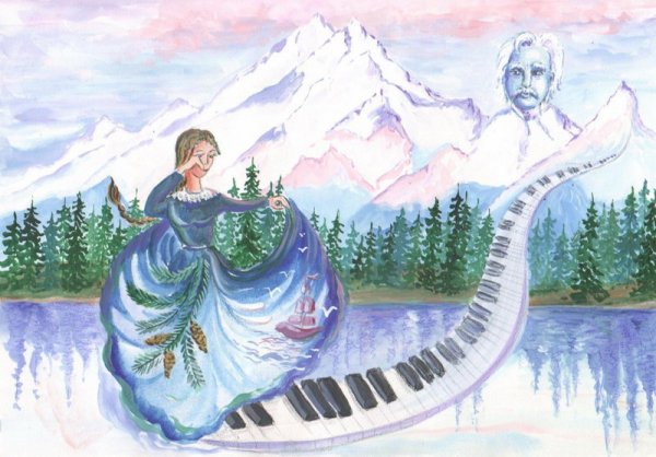 Паустовский корзина с еловыми шишками