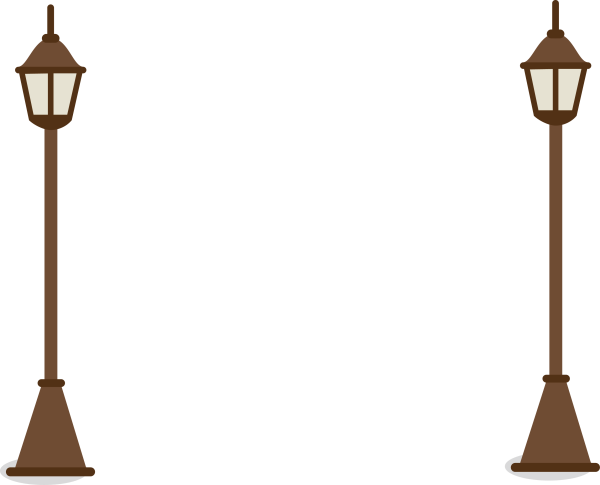 Столб на белом фоне