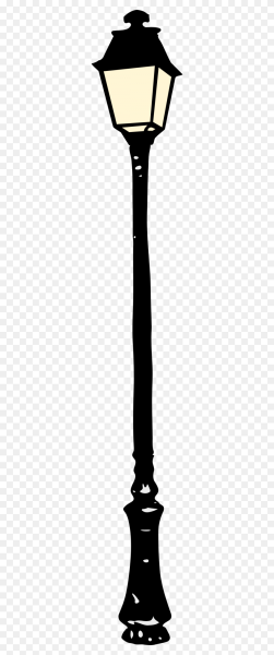 Силуэт фонарного столба