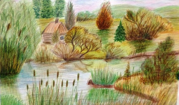 Рисунки на тему природа Донского края