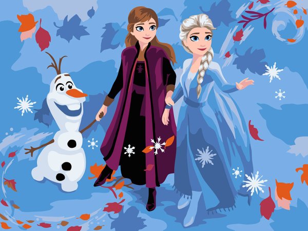 Живопись ротномерам Холодное сердце