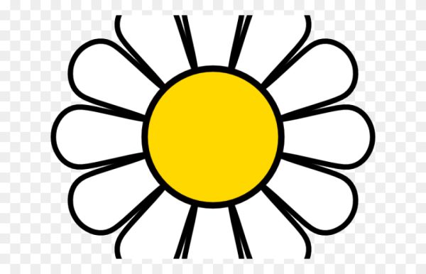Трафарет ромашки