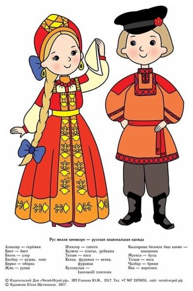 Поэтапный рисунок национальной одежды