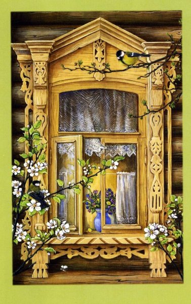 Художник Людмила Романова. ,,окна,,