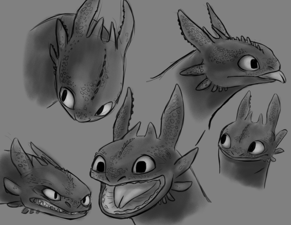 Эмоции ночной фурии